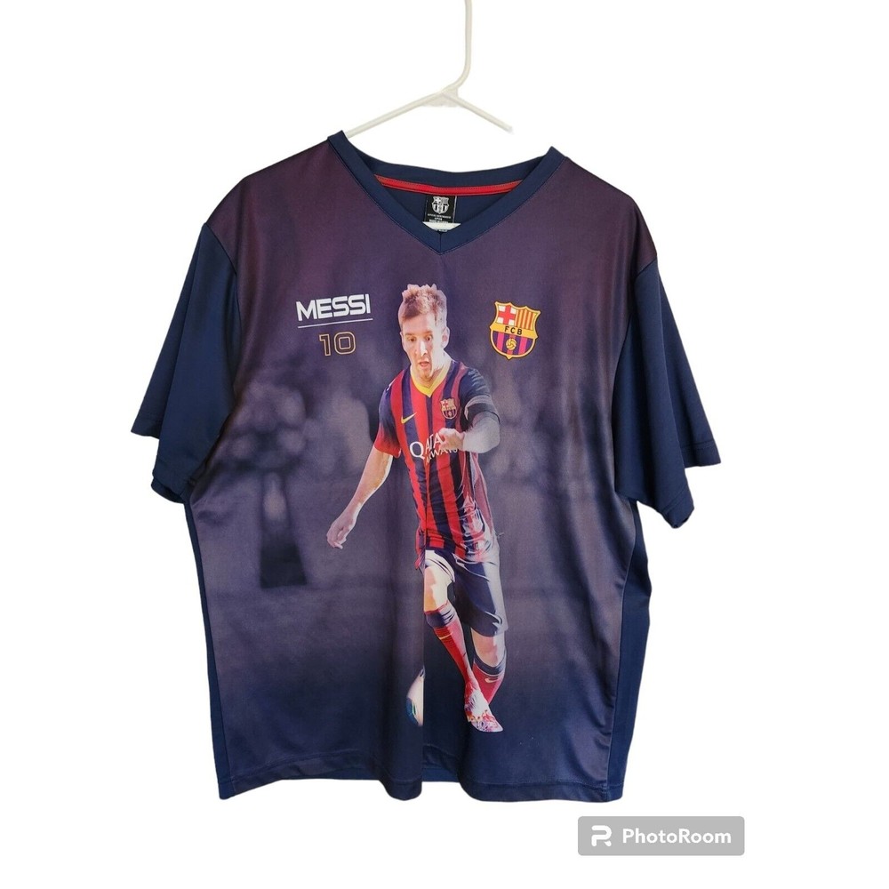FCS Spirt Mens Lionel Messi 10FC Barcelona Size XL  Tshirt